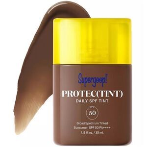58 W Very Deep Supergoop! Protec(tint) Daily SPF Tint SPF 50 Sunscreen Skin Tint